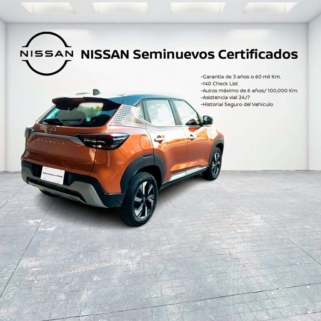 2025 Nissan MAGNITE 5 PUERTAS EXCLUSIVE 1.0 LTS CVT T